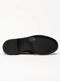 Vagabond - Steven - Svarta loafers i skinn