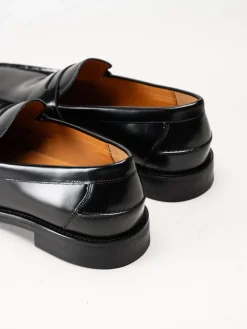 Vagabond - Steven - Svarta loafers i polido