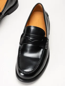 Vagabond - Steven - Svarta loafers i polido