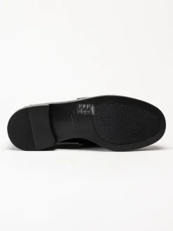 Vagabond - Steven - Svarta loafers i polido