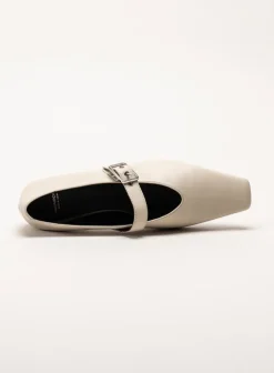 Vagabond - Wioletta - Beige ballerinaskor med sleif