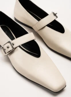 Vagabond - Wioletta - Beige ballerinaskor med sleif