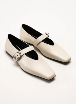 Vagabond - Wioletta - Beige ballerinaskor med sleif