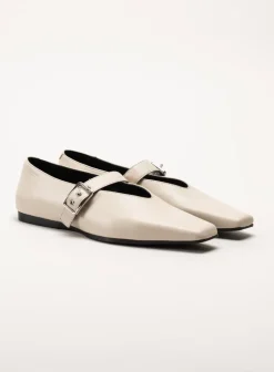 Vagabond - Wioletta - Beige ballerinaskor med sleif