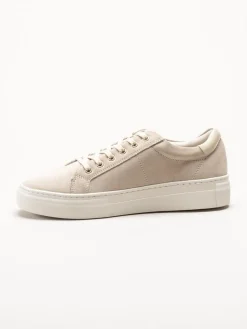 Vagabond - Zoe - Ljusbeige sneakers i mocka