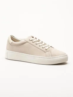 Vagabond - Zoe - Ljusbeige sneakers i mocka