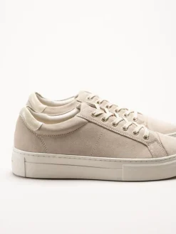 Vagabond - Zoe - Ljusbeige sneakers i mocka