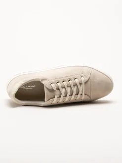 Vagabond - Zoe - Ljusbeige sneakers i mocka
