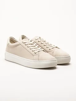 Vagabond - Zoe - Ljusbeige sneakers i mocka