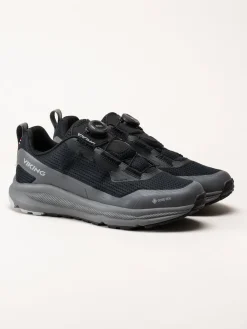 Viking Footwear - Motion Low Boa GTX M - Svarta BOA hybridskor med GoreTex