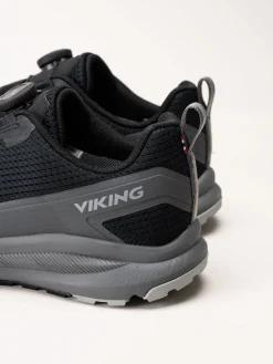 Viking Footwear - Motion Low Boa GTX M - Svarta BOA hybridskor med GoreTex