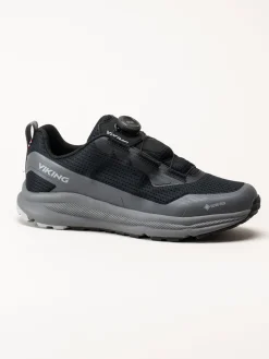 Viking Footwear - Motion Low Boa GTX M - Svarta BOA hybridskor med GoreTex