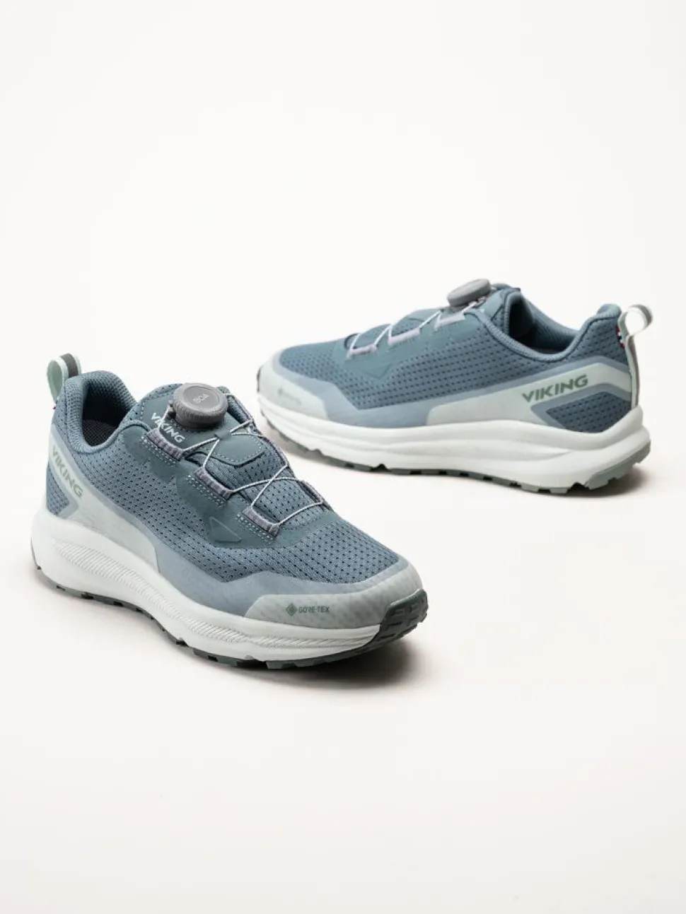 Viking Footwear - Motion Low Boa Gtx W - Gröna sneakers med Gore-Tex