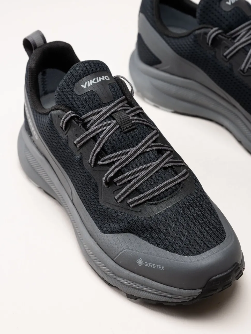 Viking Footwear - Motion Low GTX M - Svarta hybridskor med Gore-Tex
