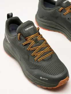 Viking Footwear - Motion Low GTX M - Gröna hybridskor med Gore-Tex
