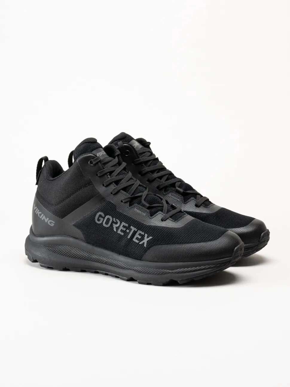 Viking Footwear - Stride Mid GTX - Svarta vandringsskor i Gore-tex