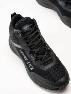 Viking Footwear - Stride Mid GTX - Svarta vandringsskor i Gore-tex