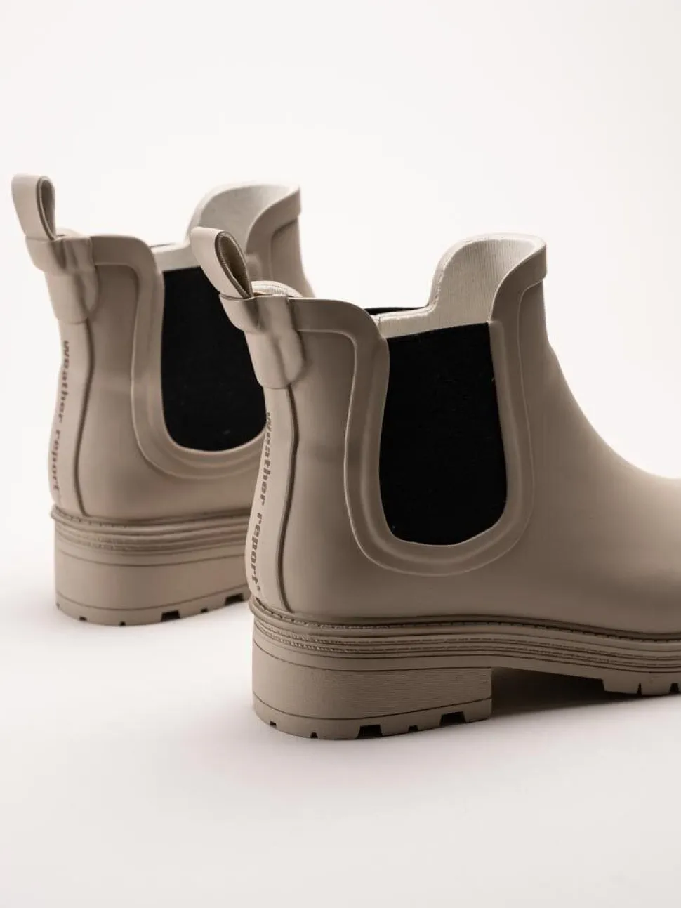 Weather Report - Raimar W - Beige låga gummistövlar