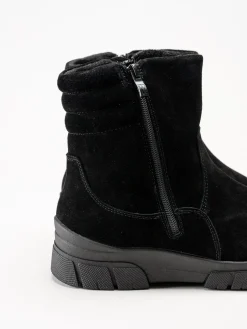 Wildflower - Selhurst - Svarta fodrade boots i mocka