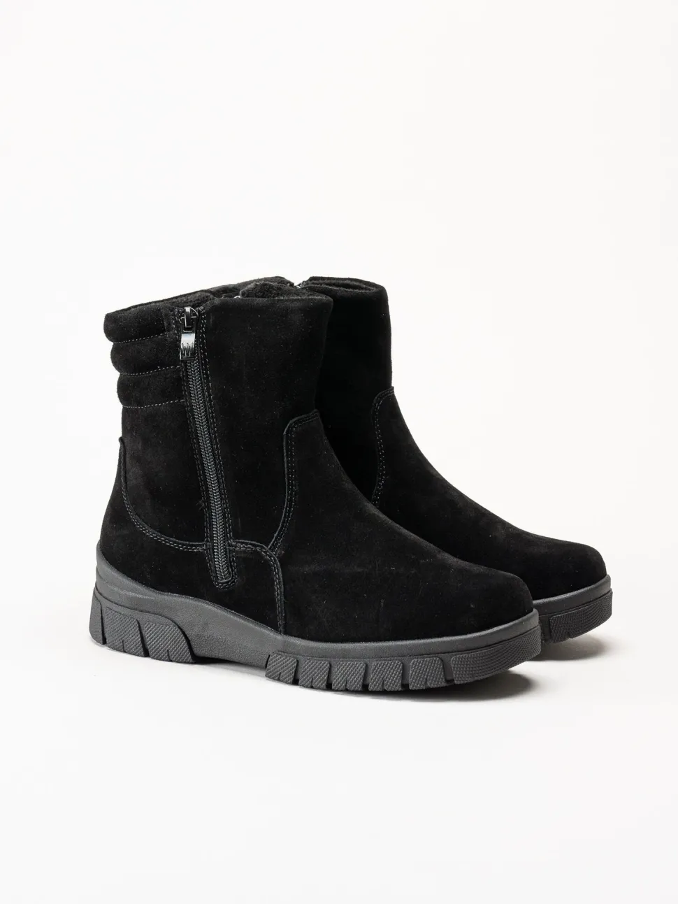 Wildflower - Selhurst - Svarta fodrade boots i mocka