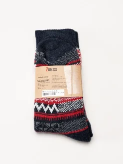 Zokks - Wool 1-pack - Svarta multifärgade ullstrumpor